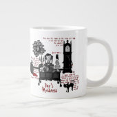'La folie de Poe' (version 2) Mug (Droite)