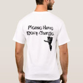 La folie prend son péage. T-shirts de cascade de (Dos)