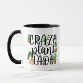 La folle Plante Lady Cafee Mug avec des Plantes en (Gauche)