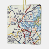 La Follette TN Keramisch Ornament (Links)