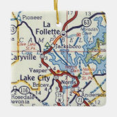 La Follette TN Keramisch Ornament (Voorkant)