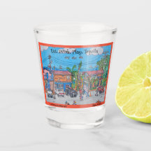La Fonda, La Mission, Baja Shot Glass