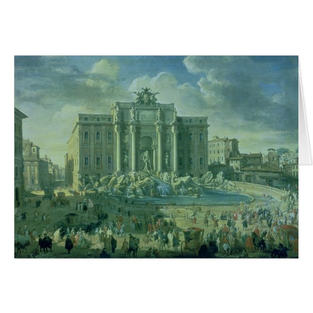 La fontaine de TREVI à Rome, 1753-56 (Devant horizontal)