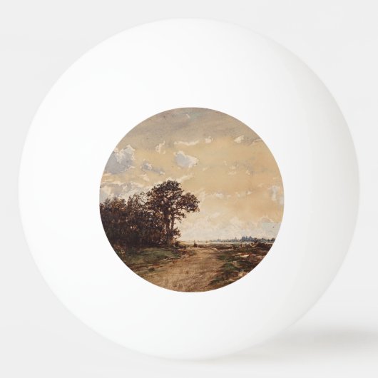 La Forêt de Fontainebleau aux Environs de Barbizon Pingpongballen (Voorkant)