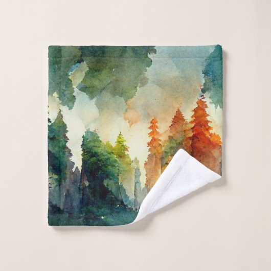 La forêt (nature) (Gant de toilette)