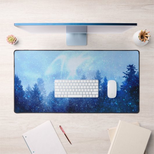 La forêt se réveille de la brume (Bureau 1)