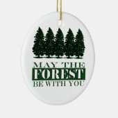 La forêt soit avec vous ornement de Noël (Droite)