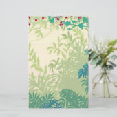 La forêt tropicale plante la papeterie (Debout devant)