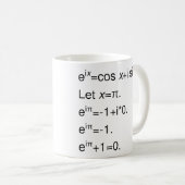 La formule d'Euler, dérivation de tasse de café (Devant droit)