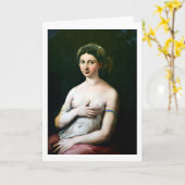 La Fornarina, Raphael, 1518-1519 Kaart (Gele Bloem)