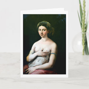 La Fornarina, Raphael, 1518-1519 Kaart