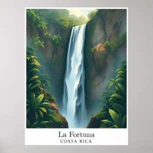 La Fortuna-waterval, Costa Rica – Tropische Waterv Poster