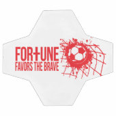 La fortune favorise le courageux football anglais (Plat)