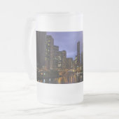 La foudre au-dessus de Chicago River Mug givrée (Devant gauche)