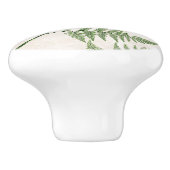 La fougère botanique part du bouton d'art (Côté)