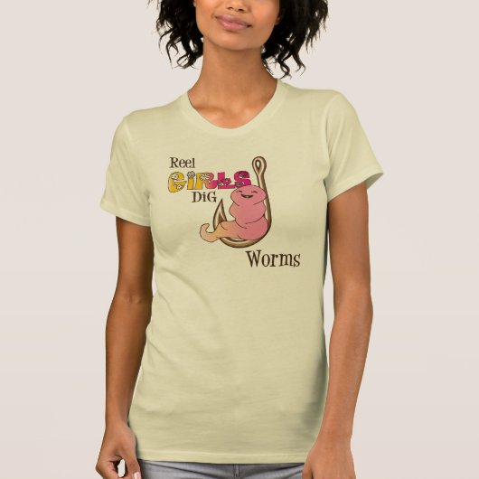 La fouille de filles de bobine Worms le T-shirt (Devant)