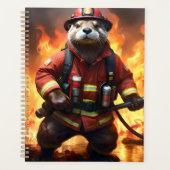 **"La fourrure et les flammes : le feu de dos de l (Devant)