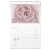 La fractale 2013 fleurit le calendrier mural (Feb 2027)