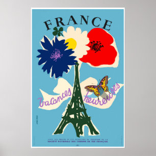 La France, affiche de voyage