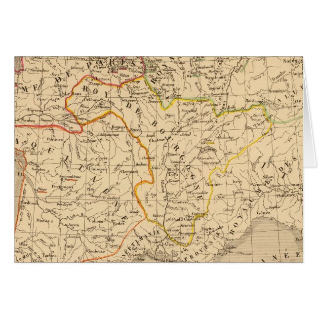 La France apres la mort de Clothaire 1er (Voorkant Horizontaal)