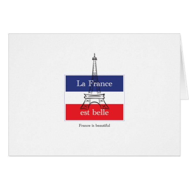 La France est Belle (Voorkant Horizontaal)