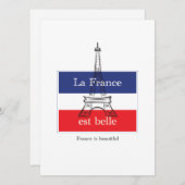 La France est Belle Kaart (Voorkant / Achterkant)