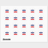 La France est Belle Ronde Sticker (Vel)