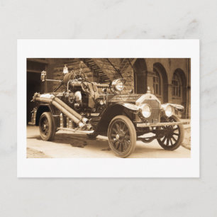 La France Fire Truck 1924 Briefkaart