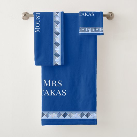 La frontière de méandre de clé de M. et de Mme (En situation)