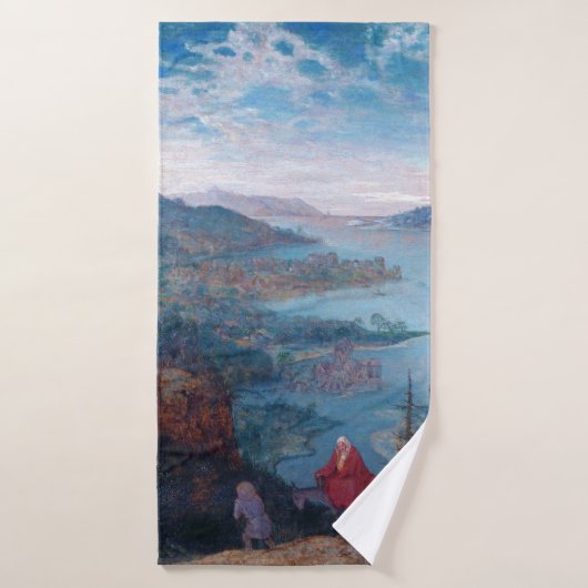 La fuite en Egypte, Pieter Bruegel (Serviette de bain)