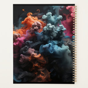 la fumée colorée