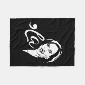 La Funny Kamala Harris Fleece Deken (Voorkant (Horizontaal))