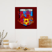 La furia futbol fans voetbalgeschenken poster (Keuken)