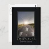 La future carte postale parodique motivationnelle (Devant / Derrière)