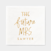 La future Mme personnalisée pour le mariage (Recto)