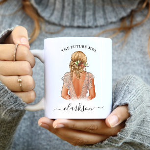 La future Mme Tasse de café avec photo personnalis