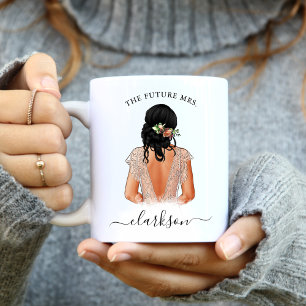 La future Mme Tasse de café photo personnalisée
