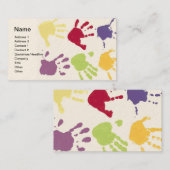 La garde remet le carte de visite (Devant / Derrière)