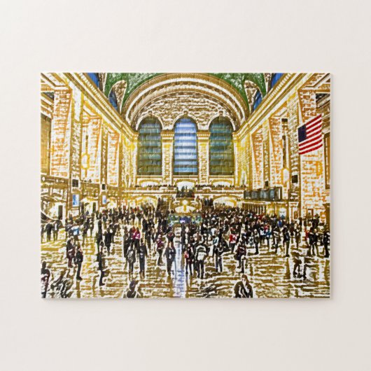 La gare centrale de Brooklyn. Puzzle (Horizontal)