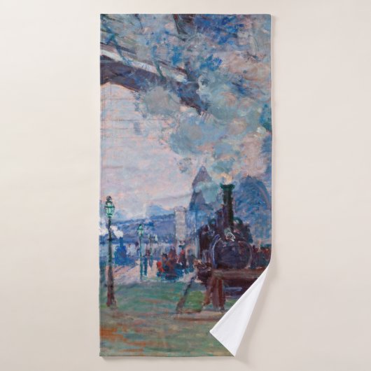 La gare Saint-Lazare, Monet (Serviette de bain)
