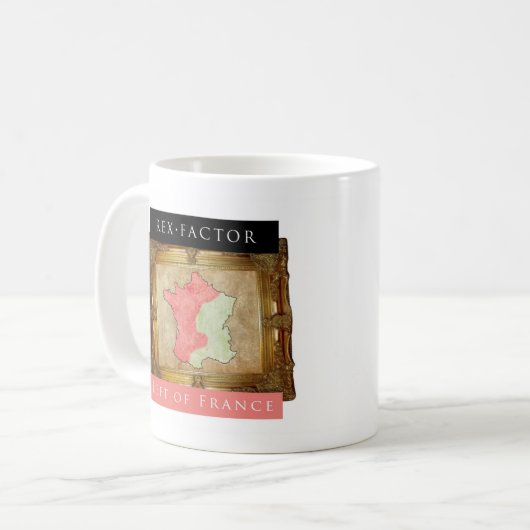 La gauche de la France, tasse simple (Devant gauche)