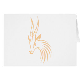 La gazelle de Thomson dans le style chic de dessin