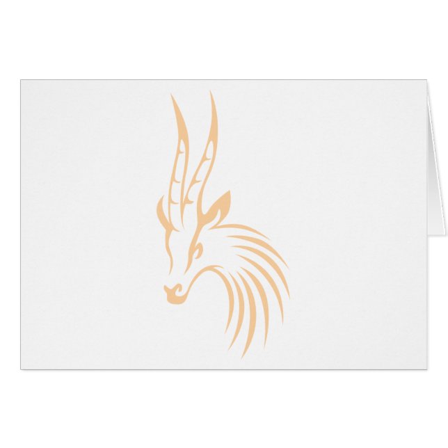 La gazelle de Thomson dans le style chic de dessin (Devant horizontal)