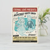 La Gazette Fantomatique de Mariage Invitation (Debout devant)