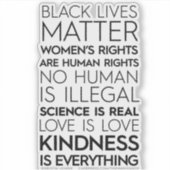 La Génialité Est Tout Stickers Vinyl (Devant)