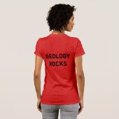 La géologie bascule le T-shirt (Dos entier)
