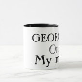 La Géorgie sur ma tasse de café d'esprit (Centre)