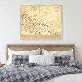 La Germanie a la fin du 5e siecle Canvas Afdruk (Insitu (Slaapkamer))