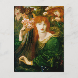 La Ghirlandata - Dante Gabriel Rossetti Briefkaart