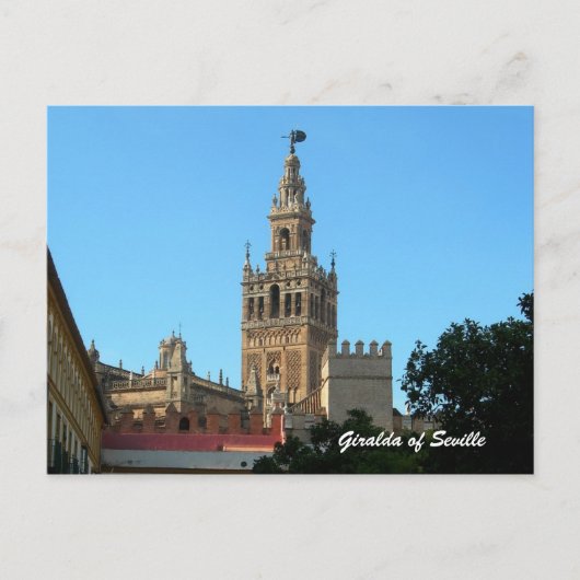 La Giralda of Sevilla, briefkaart (Voorkant)